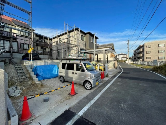 尾張旭市印場元町1期  1号棟　＜仲介手数料無料＞白鳳小・西中　新築一戸建ての前面道路含む現地写真|11/8撮影
尾張旭市の不動産売買の事ならマックスバリュで住まい相談エムワイホームにお任せください。