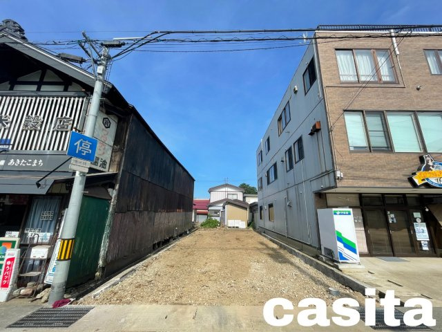 【外観】 | 【建築条件なし】大仙市大曲栄町 の土地物件 大曲小学校まで400m・大曲高校350m