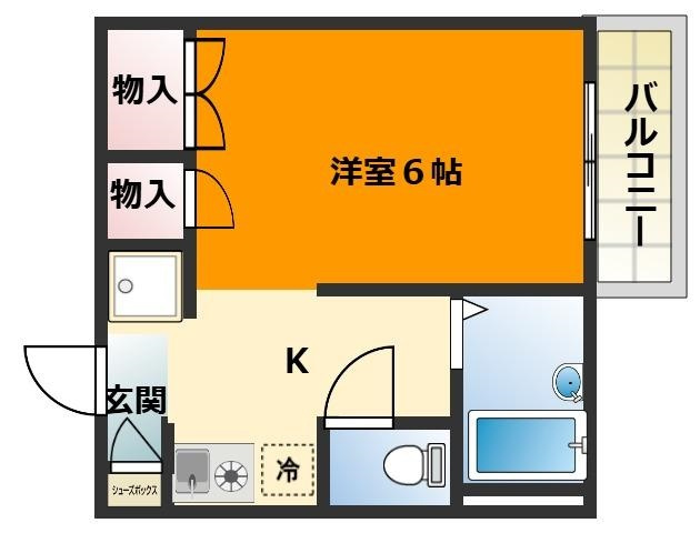【間取り】 | ガリューコート菱屋西