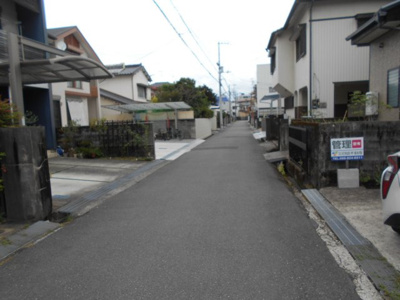 【前面道路含む現地写真】 | 高知市愛宕山南町　売土地