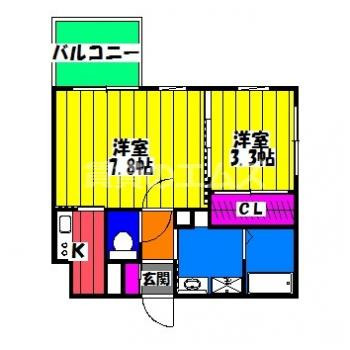 【間取り】 | リアンレガーロ雑餉隈駅 | リアンレガーロ雑餉隈Ｓｔａ．の間取り