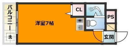【間取り】 | 小若江スカイハイツ