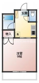 シティフラットMの間取り