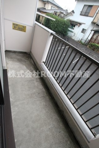 シティフラットMのバルコニー|広々としたバルコニーです