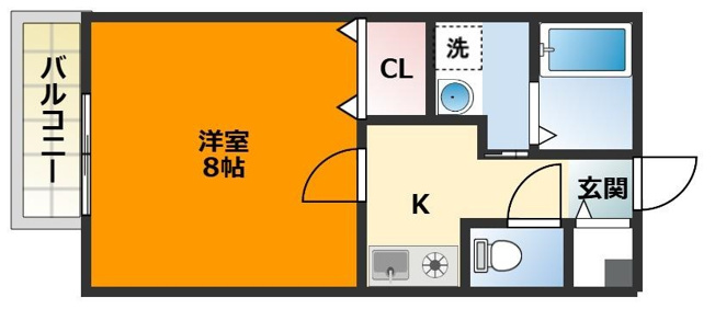 【間取り】 | メゾンドゥ長瀬
