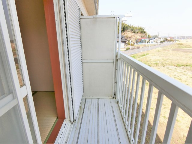 セレーブル茂原のバルコニー