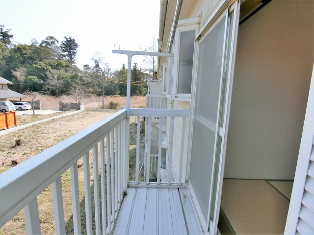 セレーブル茂原のバルコニー