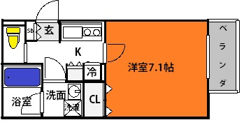 【間取り】 | ステディ八戸ノ里