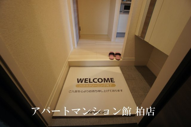 リバービレッジの玄関