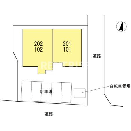 クレール桜の区画図