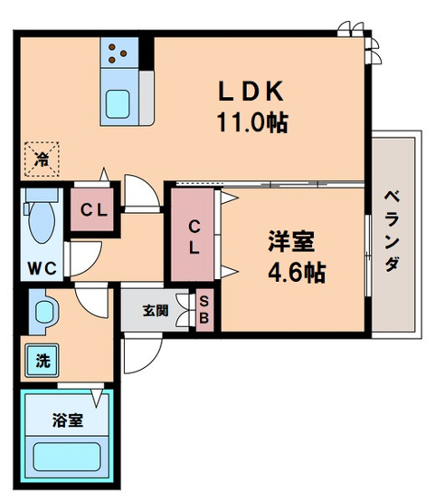 【間取り】 | D-roomフォルチェ