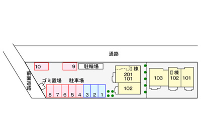 【区画図】 | ディアコート鎌倉Ⅰ