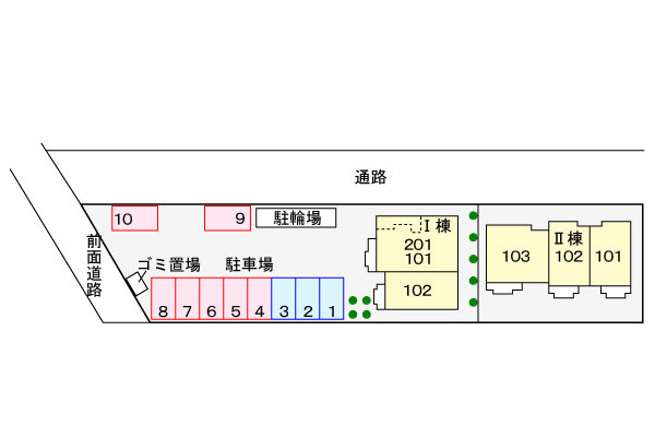 【区画図】 | ディアコート鎌倉Ⅰ