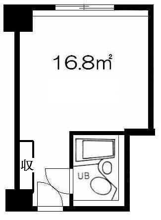 赤坂レジデンシャルホテルの間取り