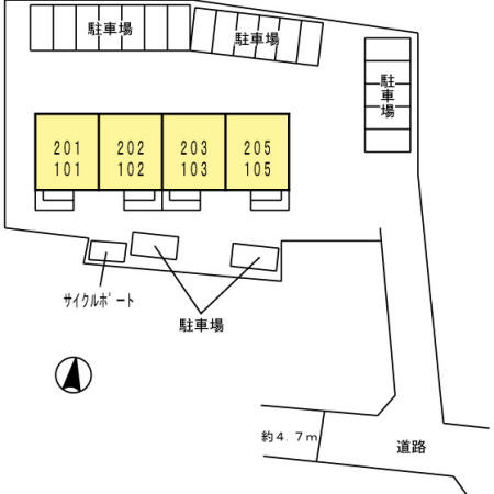 エスパシオアネーロ【キャッシュバック対象】の区画図