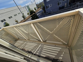 【バルコニー】 | ハーモニーハイツC | 明るいバルコニー