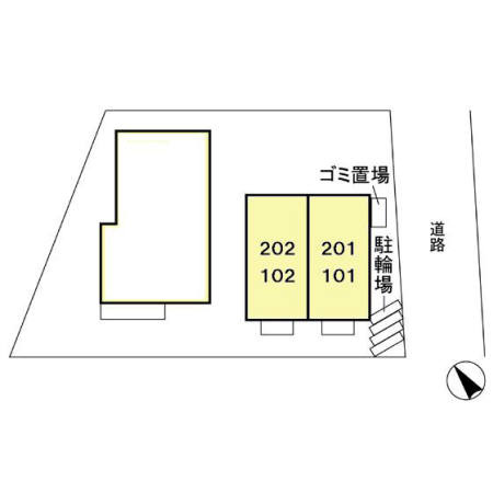 カナデの区画図