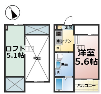 【間取り】 | エクル烏森