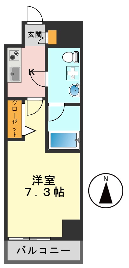 ラフィスタ新小岩の間取り