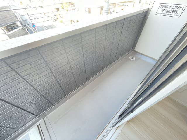 リバービレッジのバルコニー