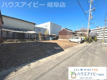 岐阜市古市場　売地41坪　建築条件はございません。黒野小学校まで徒歩3分！静かな住宅地です♪の画像