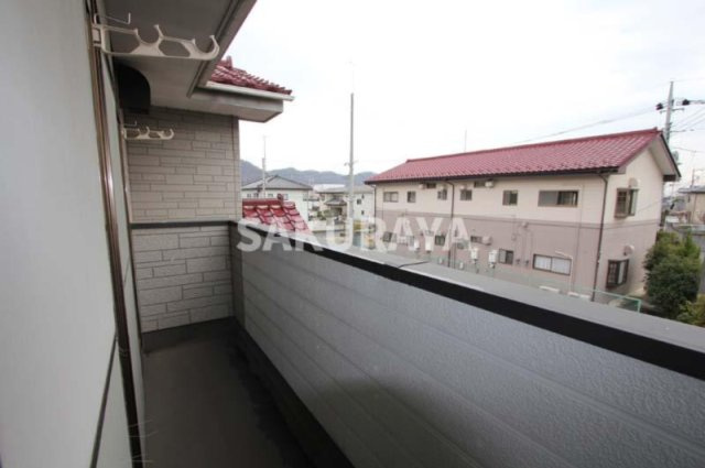 長島ハイツ　のバルコニー|現況と異なることがございます