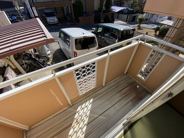グリーンヒル小金台Dのバルコニー