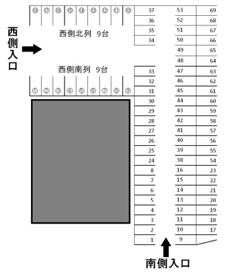 【区画図】 | 九の城町駐車場Y