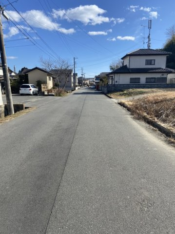 いわき市後田町柳町の前面道路含む現地写真|前面道路含む現地写真です