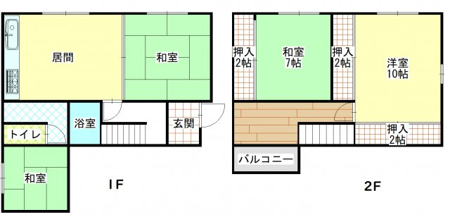 春光戸建の間取り