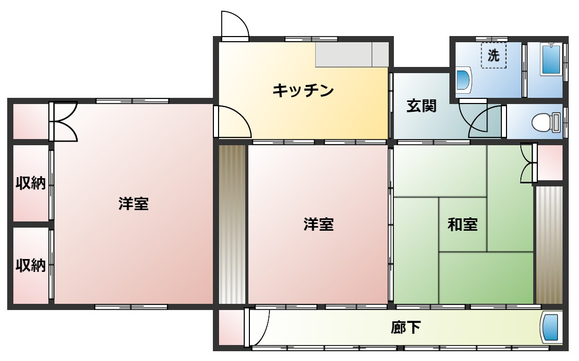 本野町戸建の間取り