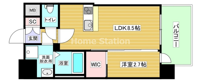 【間取り】 | セレニテ福島プリエ