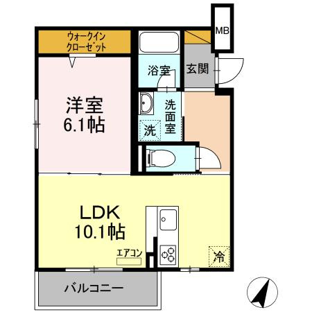 【間取り】 | Blanc Neige Nishichiba