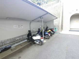 【その他共用部分】 | バイク置場です。
