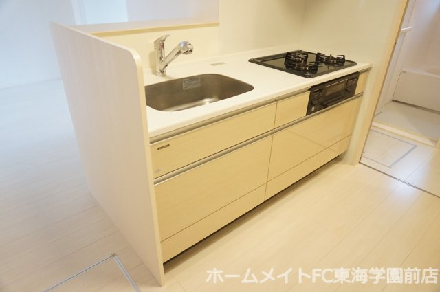 合志市須屋のアパートのキッチン