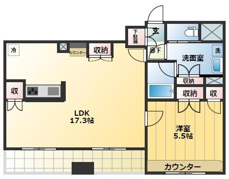 ダイナシティ赤羽の間取り