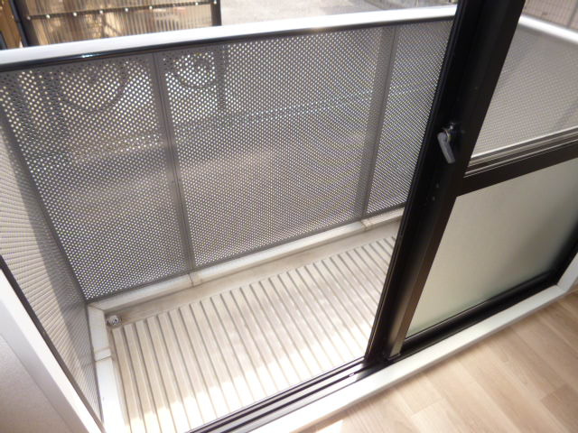 ディアエスタＡのバルコニー