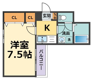 【間取り】 | ハイコート西宮