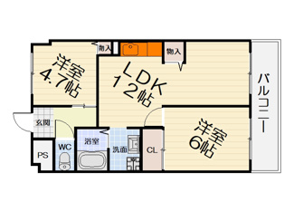 【間取り】 | プランドール土師