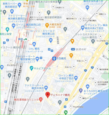 【地図】 | ヴェラハイツ鶴見