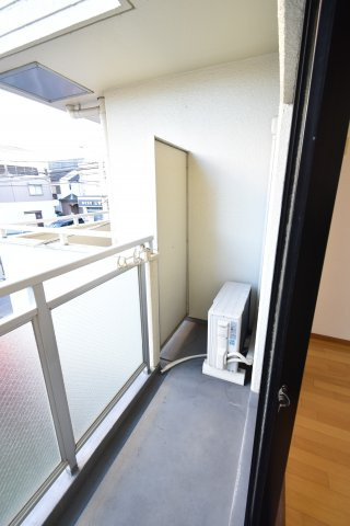 CHハイツのバルコニー