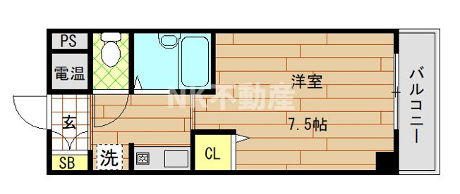 【間取り】 | ハイウッズナガタ（長田賃貸） | 間取りです