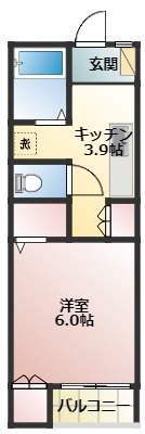 【間取り】 | コーポフリージア