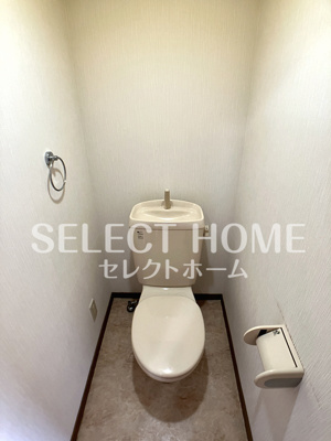 【トイレ】 | ジュネスブライトンＢ | ゆったりとした空間のトイレです