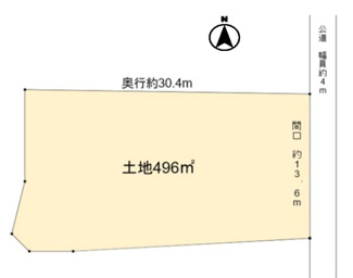 【土地図】 | 修学院十権寺町　土地☆建築条件なし☆