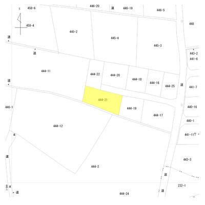【その他】 | 丸亀市飯山町東坂元字三ノ池444番21 | 公図
