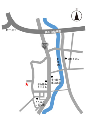 【地図】 | 丸亀市飯山町東坂元字三ノ池444番21