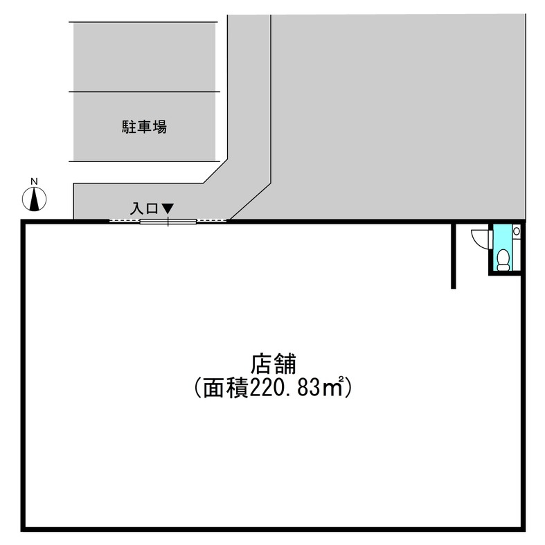 朝日薬局ビル1Fの間取り
