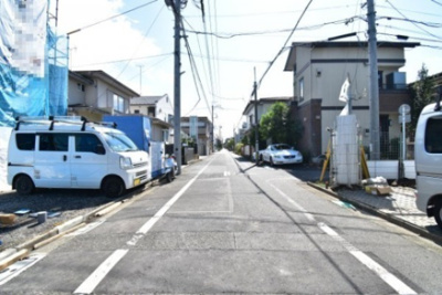 【前面道路含む現地写真】 | 学園西町第6 | 西側5.46ｍ公道