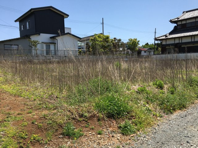 岩間町上山　売土地の外観